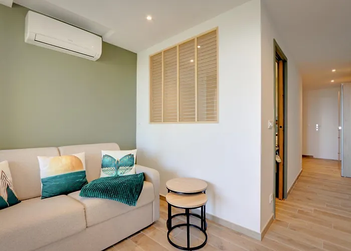 Appartement Cosy Climatise A 100M Des Plages